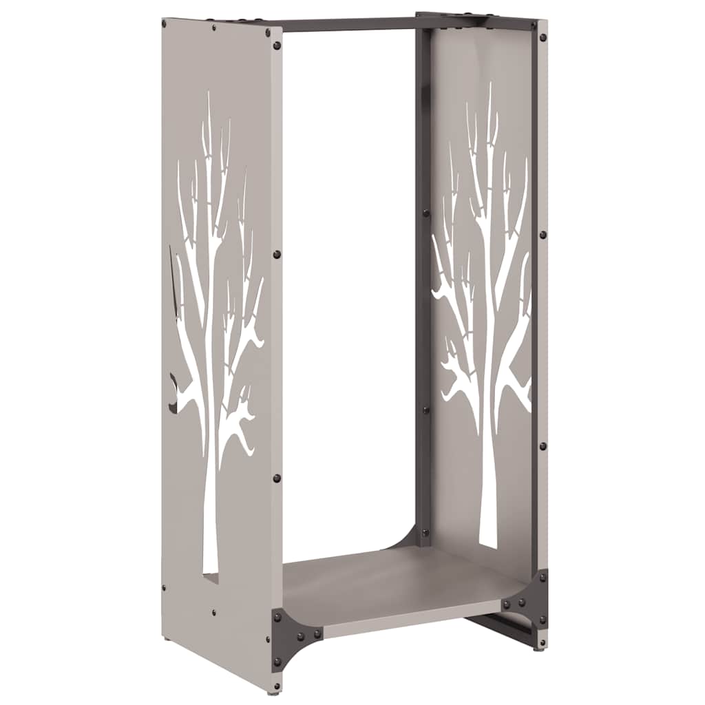 Brennholzregal 40x30x80 cm Wetterfester Stahl