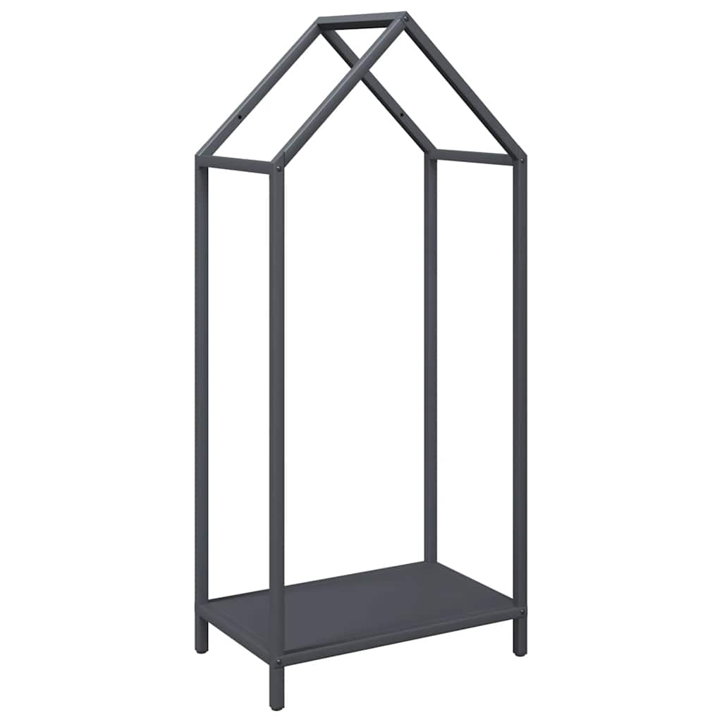 Brennholzregal Anthrazit 40x25x90 cm Kaltgewalzter Stahl