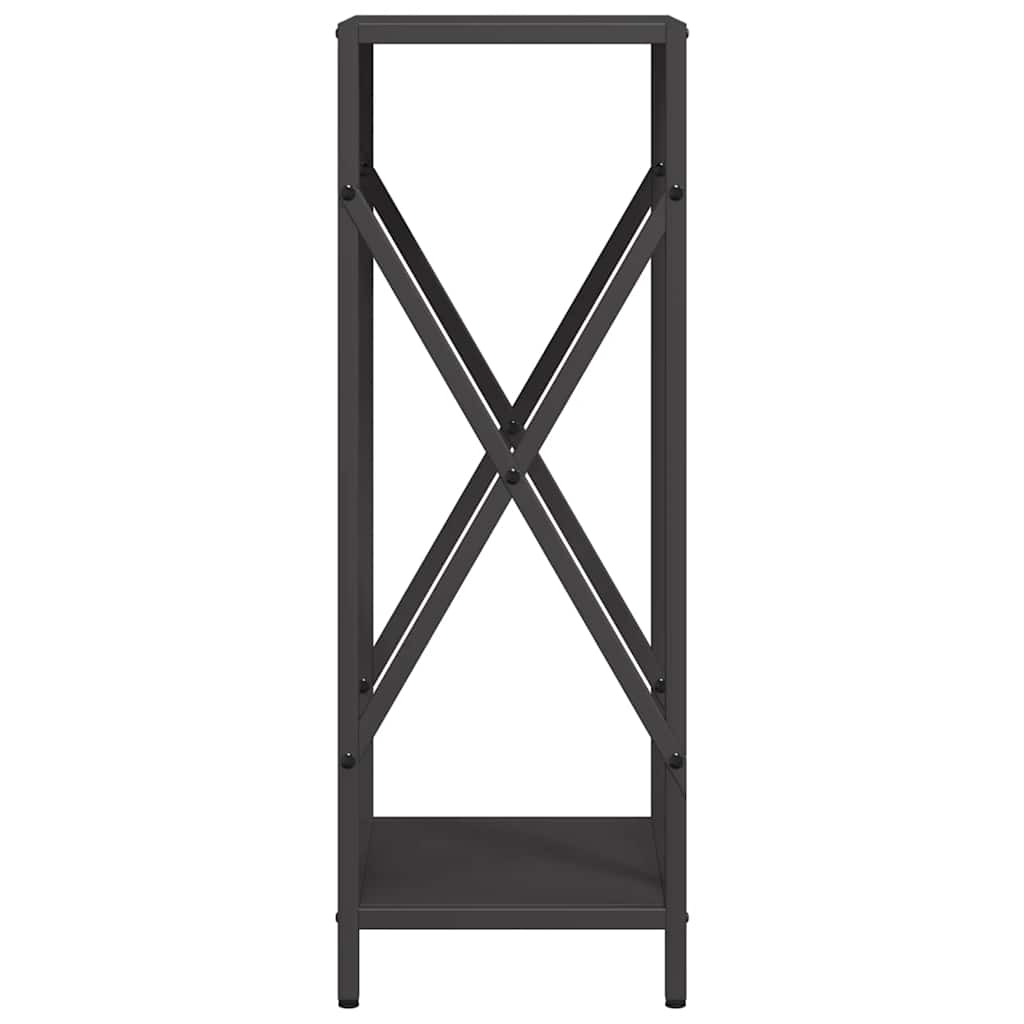 Firewood Rack Black 34x25x70 cm Cold-rolled steel