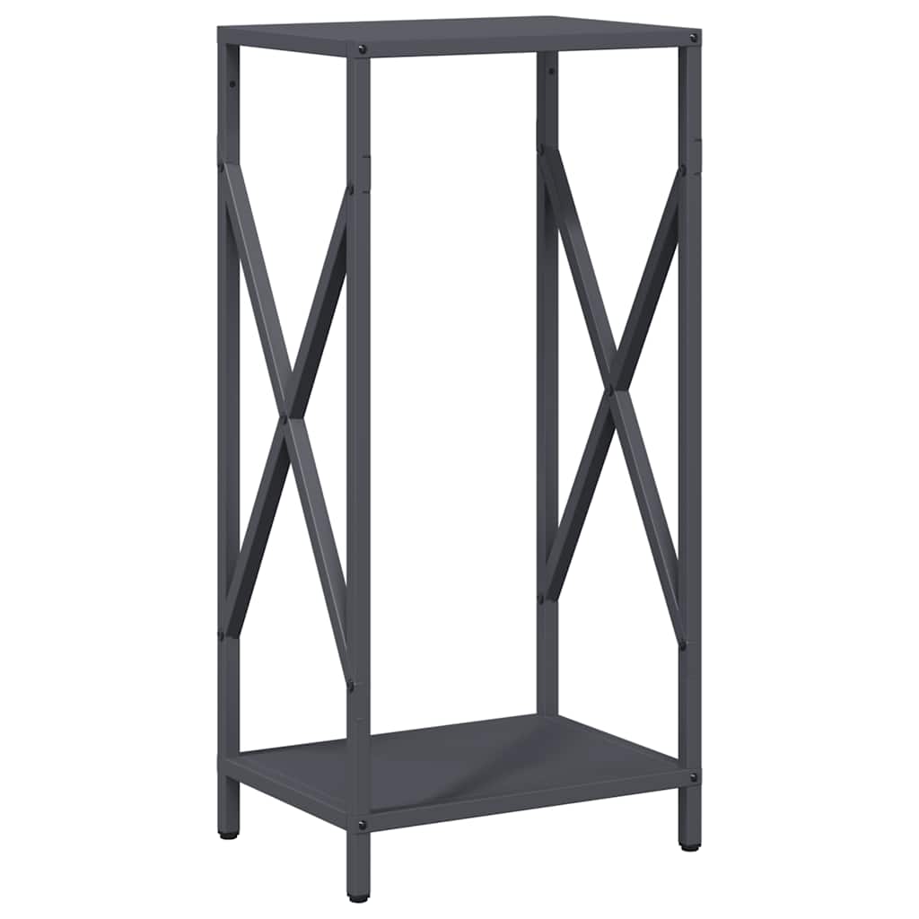 Brennholzregal Anthrazit 34x25x70 cm Kaltgewalzter Stahl