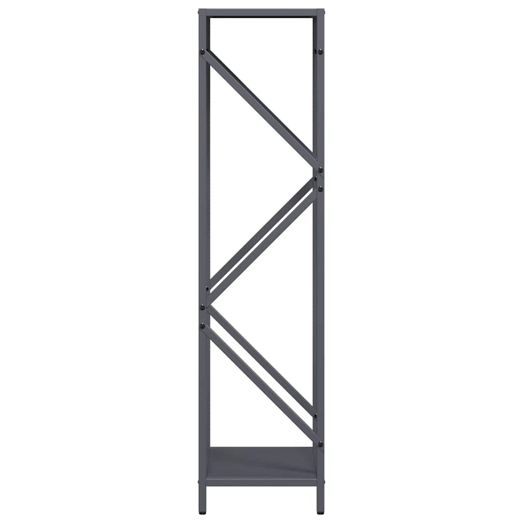 Firewood Rack Anthracite 34x25x100 cm Cold-rolled Steel