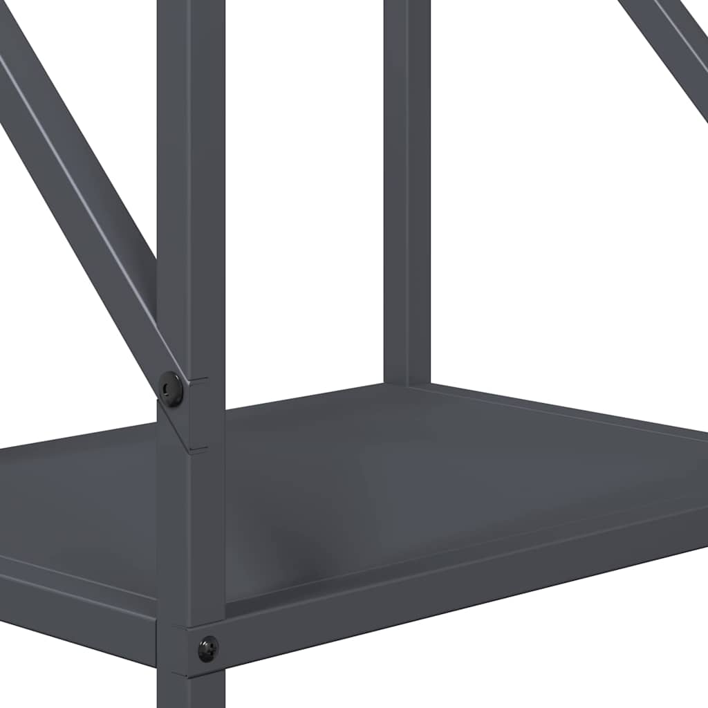 Firewood Rack Anthracite 34x25x100 cm Cold-rolled Steel