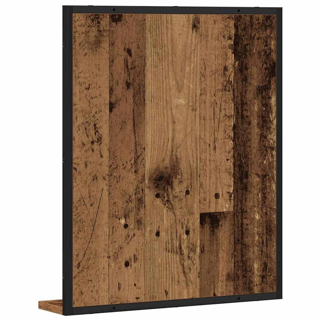 Badezimmer Spiegel Altholz 50 x 12 x 60 cm Holzwerkstoff