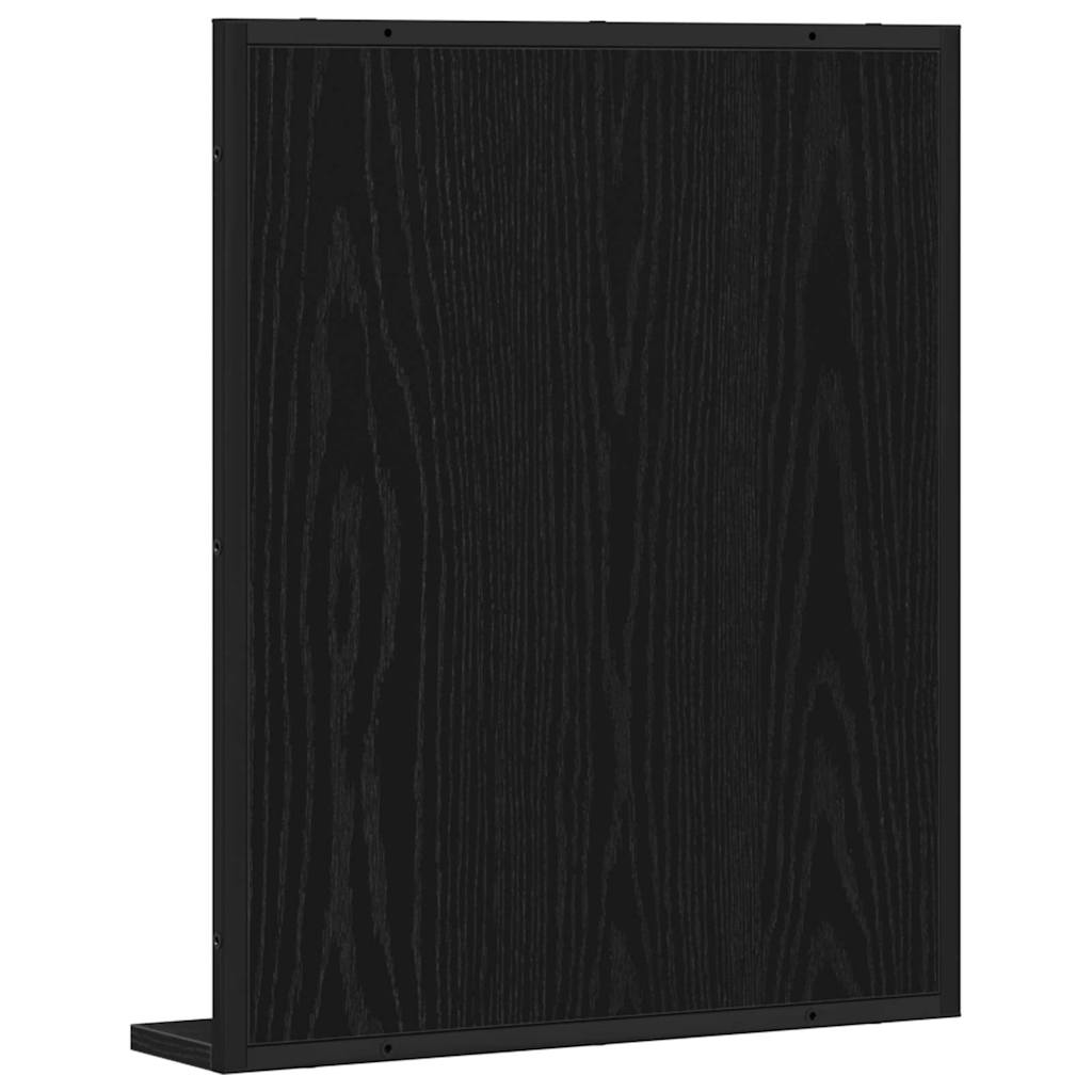 Badezimmer Spiegel Schwarze Eiche 50 x 12 x 60 cm Holzwerkstoff