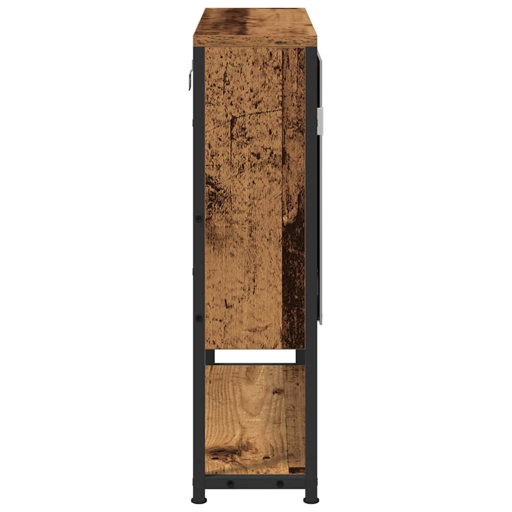 Badezimmerspiegelschrank Altholz 60 x 16 x 60 cm Holzwerkstoff
