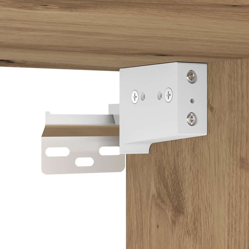 Badezimmerspiegelschrank Eiche handwerklich 60 x 16 x 60 cm