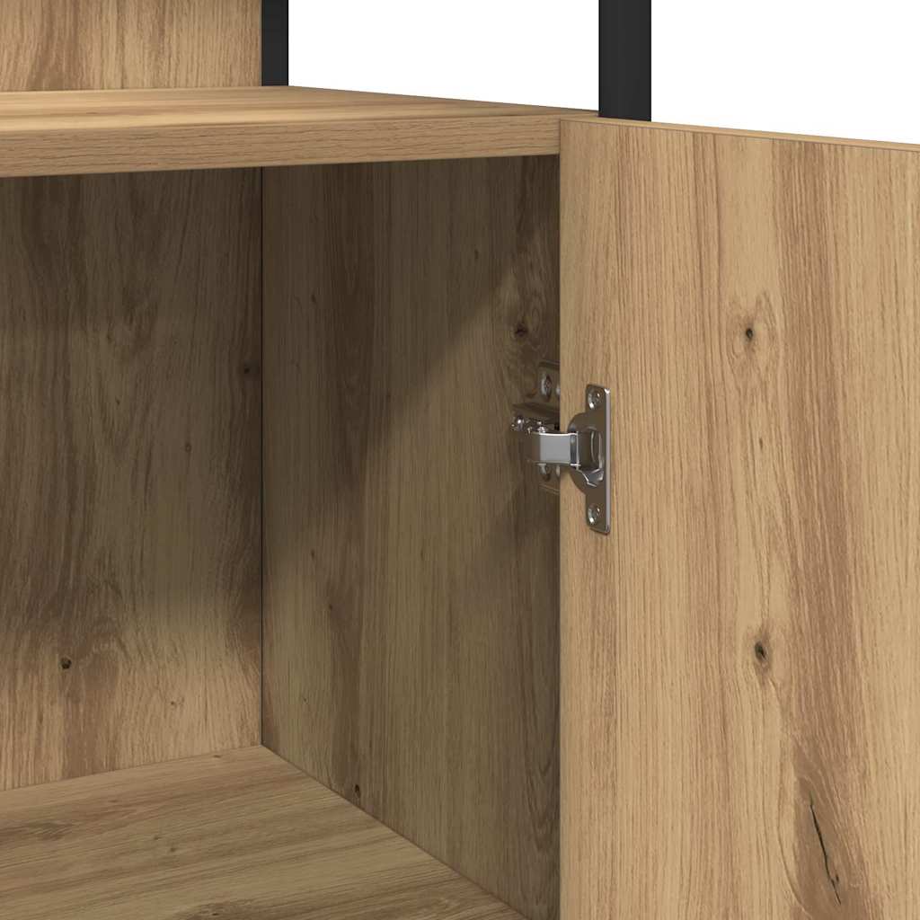 Badezimmer Schrank Eiche handwerklich 33 x 33 x 185.5 cm
