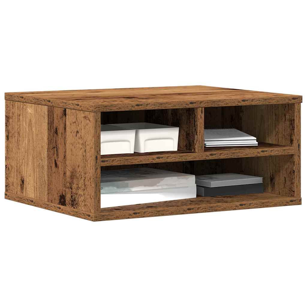 Druckerständer Altholz 49 x 40 x 22.5 cm Holzwerkstoff