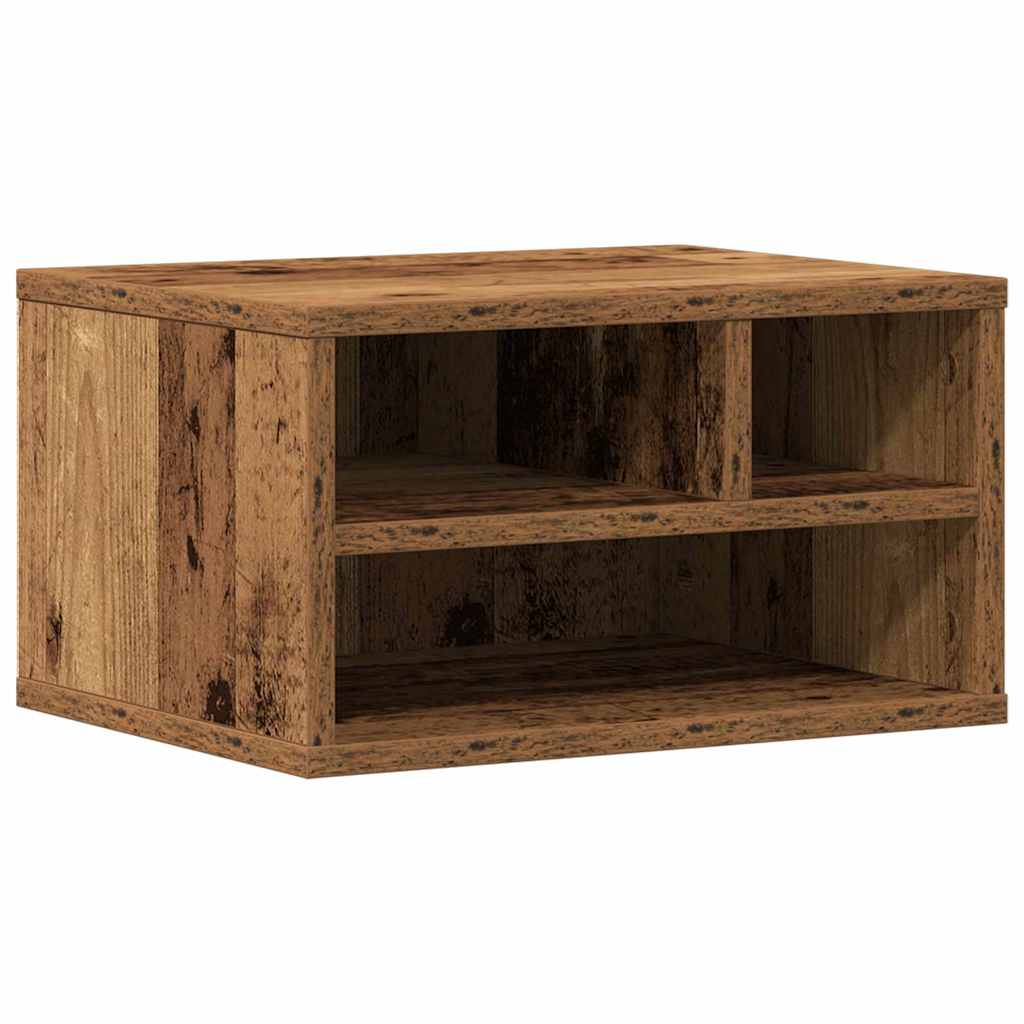Druckerständer Altholz 40 x 32 x 22.5 cm Holzwerkstoff