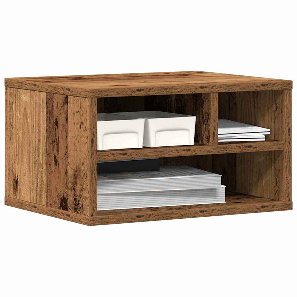 Druckerständer Altholz 40 x 32 x 22.5 cm Holzwerkstoff