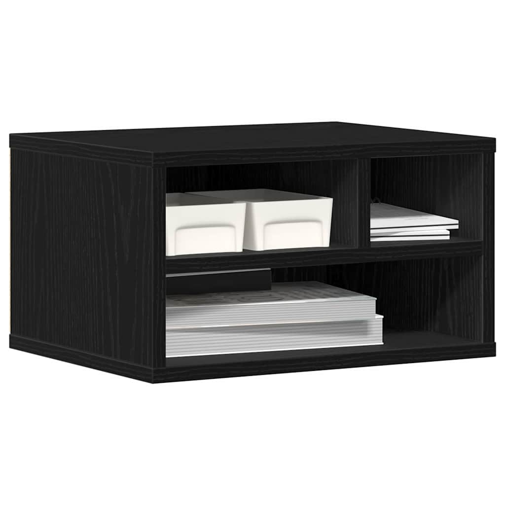 Druckerständer Schwarze Eiche 40 x 32 x 22.5 cm Holzwerkstoff