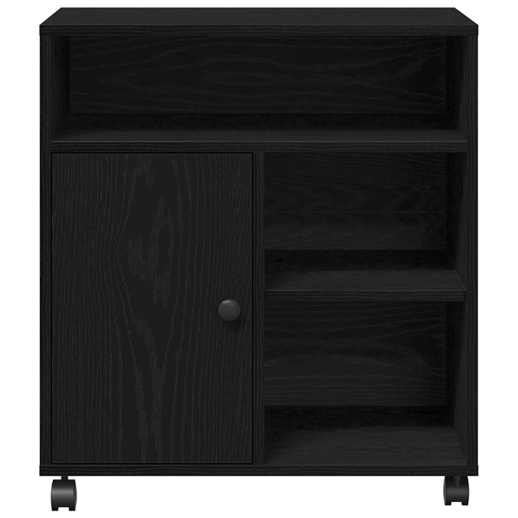 Druckerständer Schwarze Eiche 60 x 50 x 67 cm Holzwerkstoff