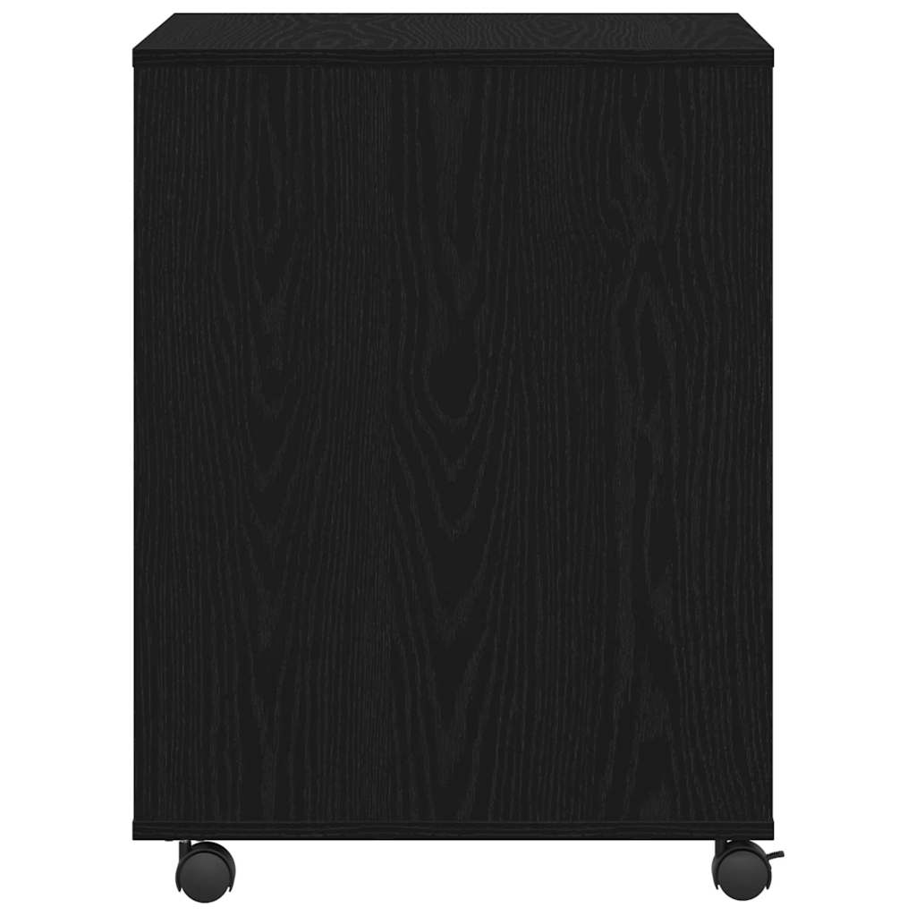 Druckerständer Schwarze Eiche 60 x 50 x 67 cm Holzwerkstoff