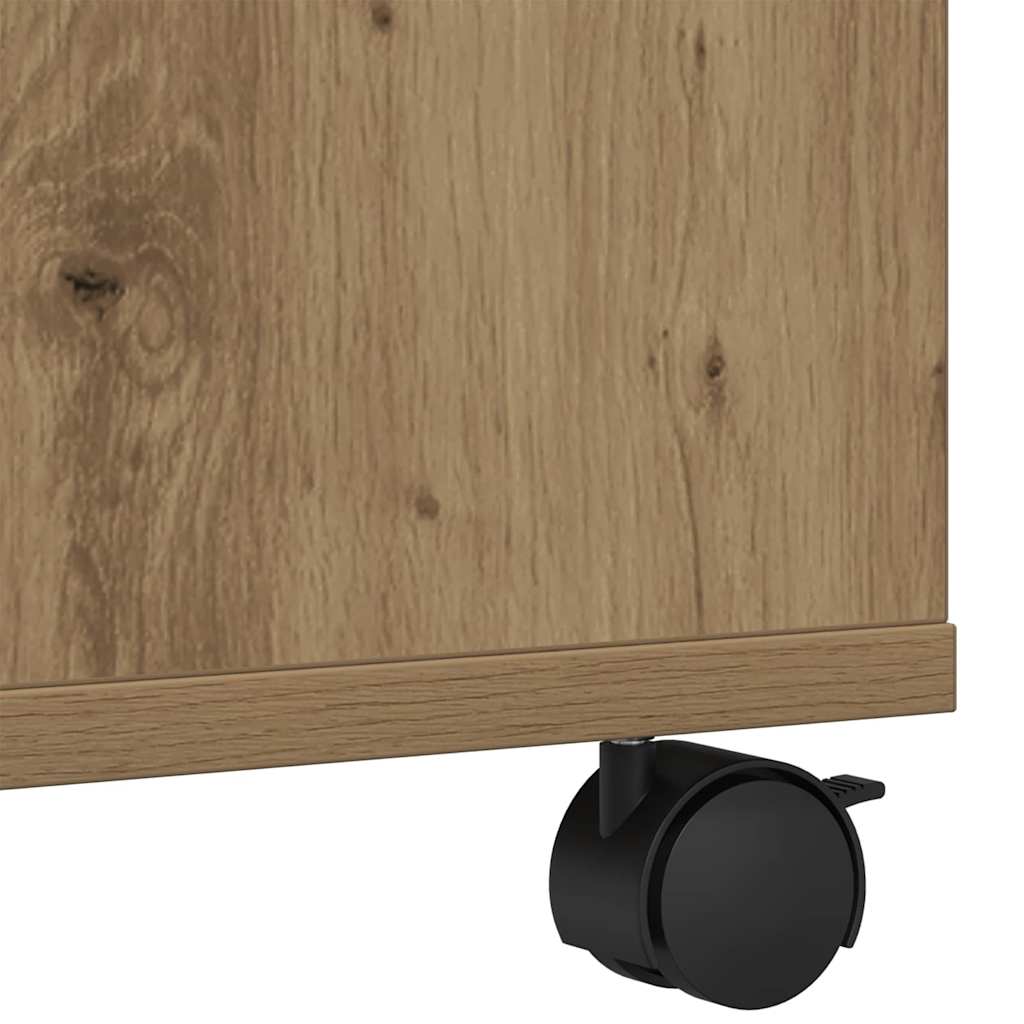 Druckerständer Eiche handwerklich 60 x 48 x 74 cm Holzwerkstoff