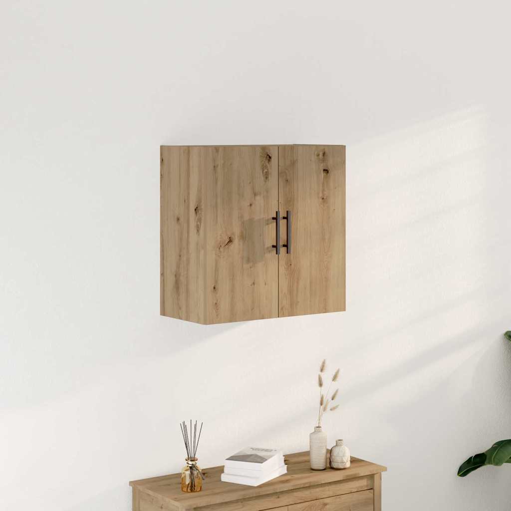 Wandschrank Eiche handwerklich 60 x 31 x 60 cm Holzwerkstoff