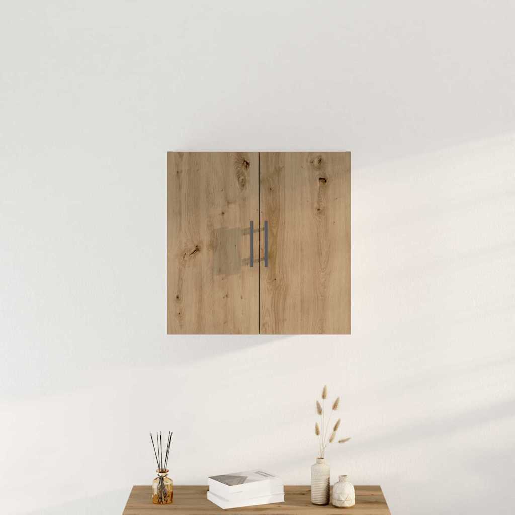 Wandschrank Eiche handwerklich 60 x 31 x 60 cm Holzwerkstoff