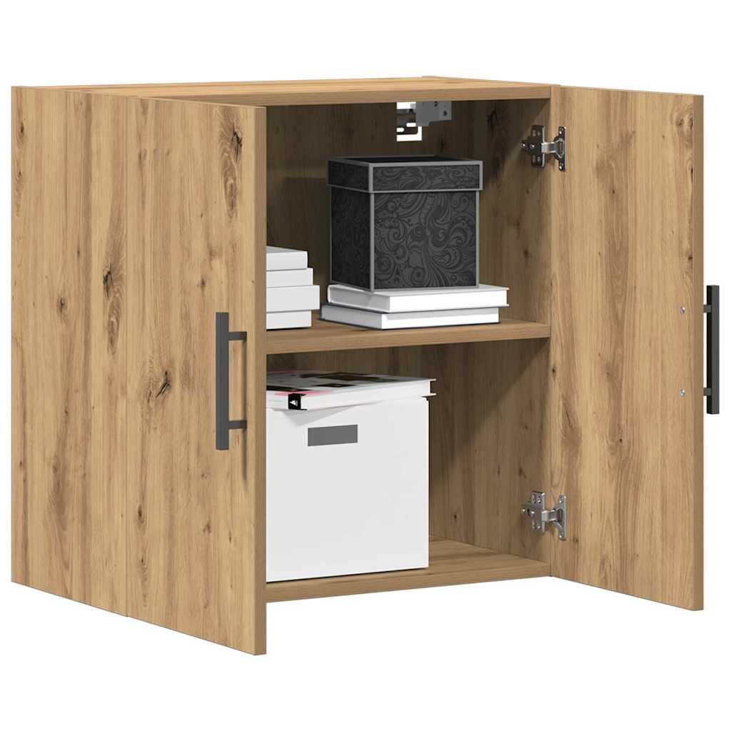 Wandschrank Eiche handwerklich 60 x 31 x 60 cm Holzwerkstoff