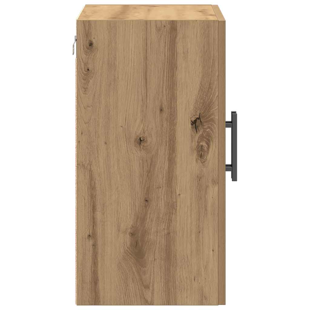 Wandschrank Eiche handwerklich 60 x 31 x 60 cm Holzwerkstoff