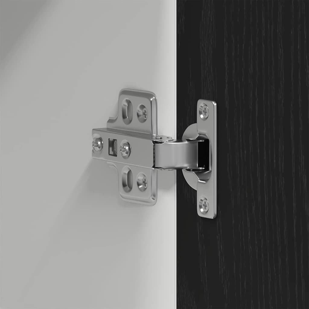 Hängeschrank Schwarze Eiche 80 x 31 x 60 cm Holzwerkstoff