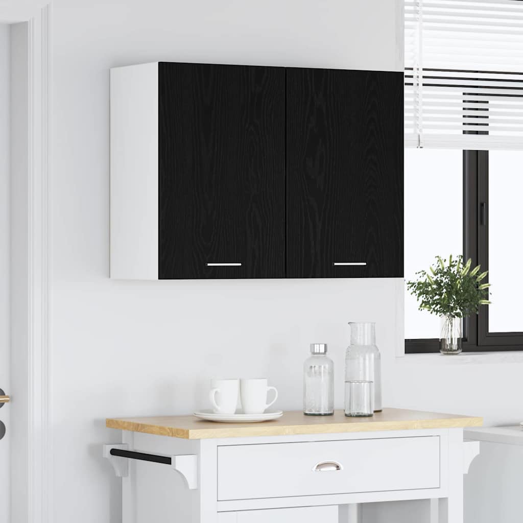 Hängeschrank Schwarze Eiche 80 x 31 x 60 cm Holzwerkstoff