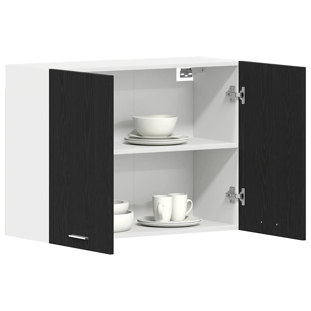 Hängeschrank Schwarze Eiche 80 x 31 x 60 cm Holzwerkstoff