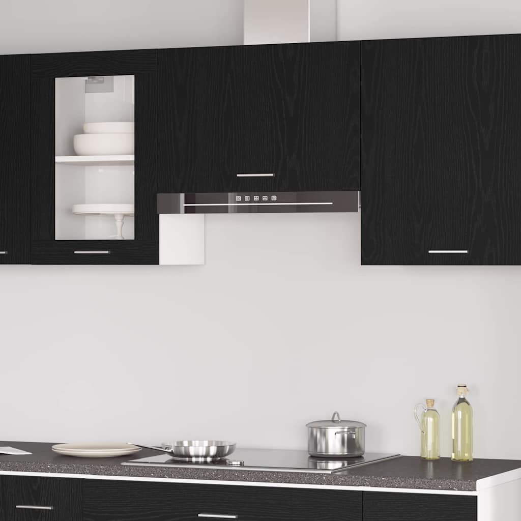 Hängeschrank Schwarze Eiche 60 x 31 x 60 cm Holzwerkstoff