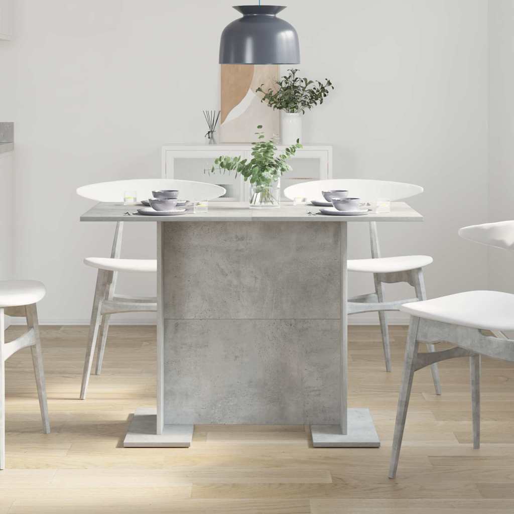 Esstisch Betongrau 110 x 60 x 75 cm Holzwerkstoff