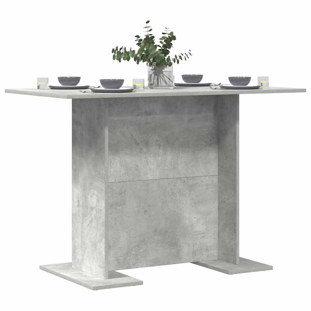 Esstisch Betongrau 110 x 60 x 75 cm Holzwerkstoff