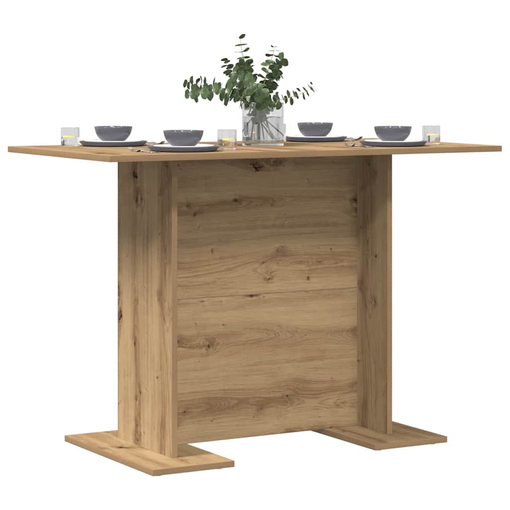 Esstisch Eiche handwerklich 110 x 60 x 75 cm Holzwerkstoff