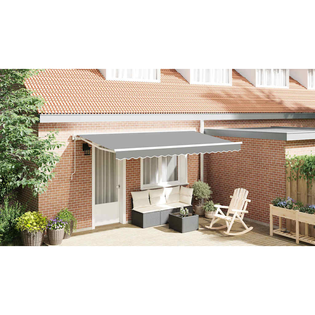 Markisenrahmen Weiß 4 x 2 m