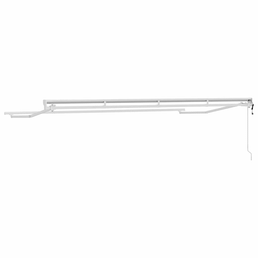 Markisenrahmen Weiß 4 x 2 m