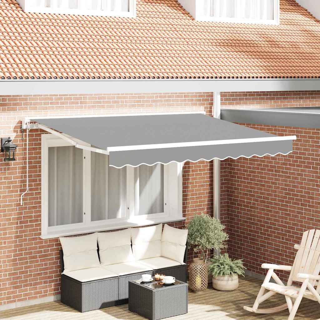 Markisenrahmen Weiß 3.5 x 2 m Metall