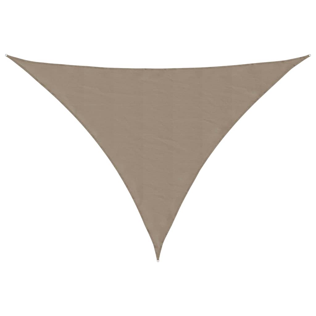Sonnensegel Taupe 7x5x5 m 100% Polyester Oxford