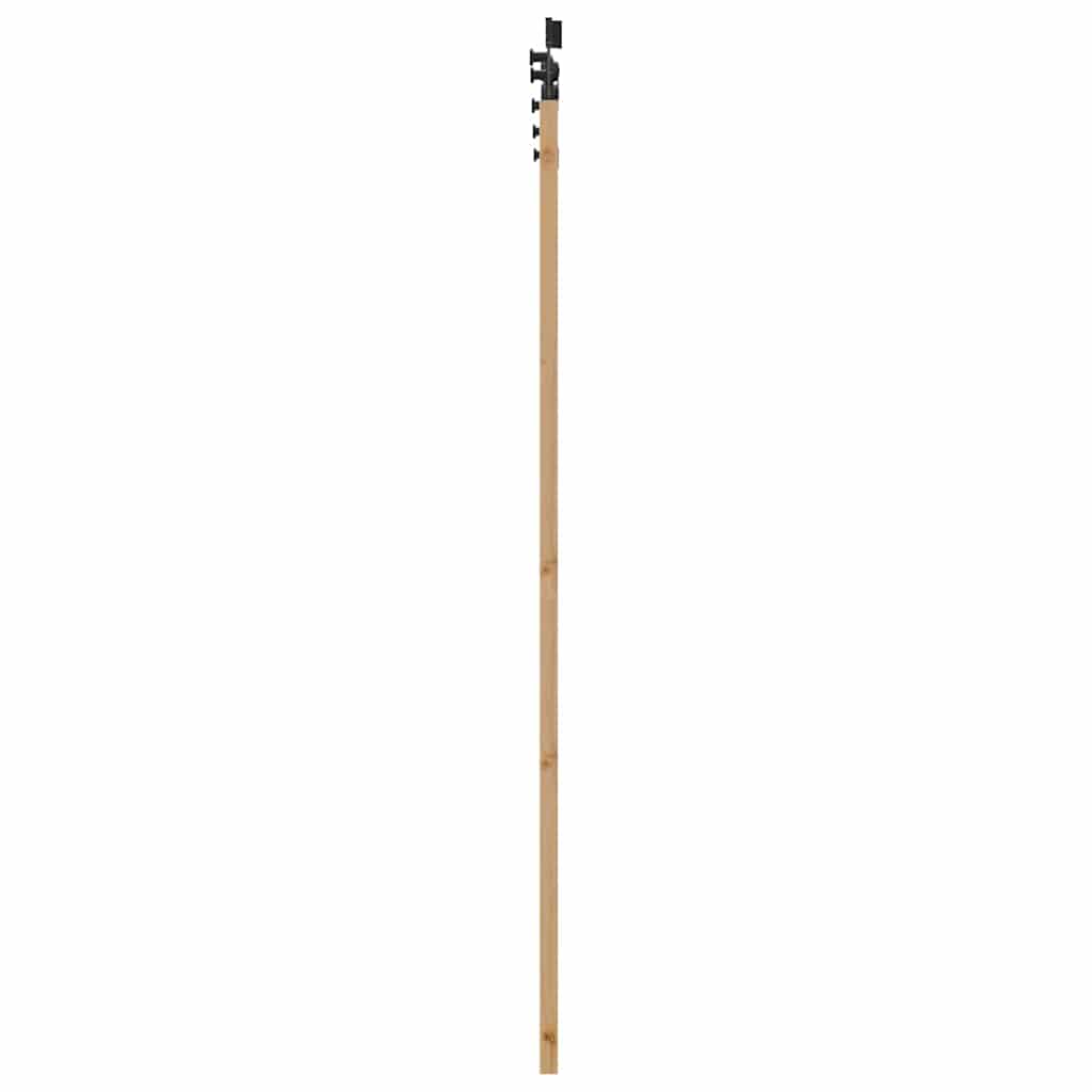 Schiebetür Manuell Braun 73,5 x 198,5 cm Holz und Metall