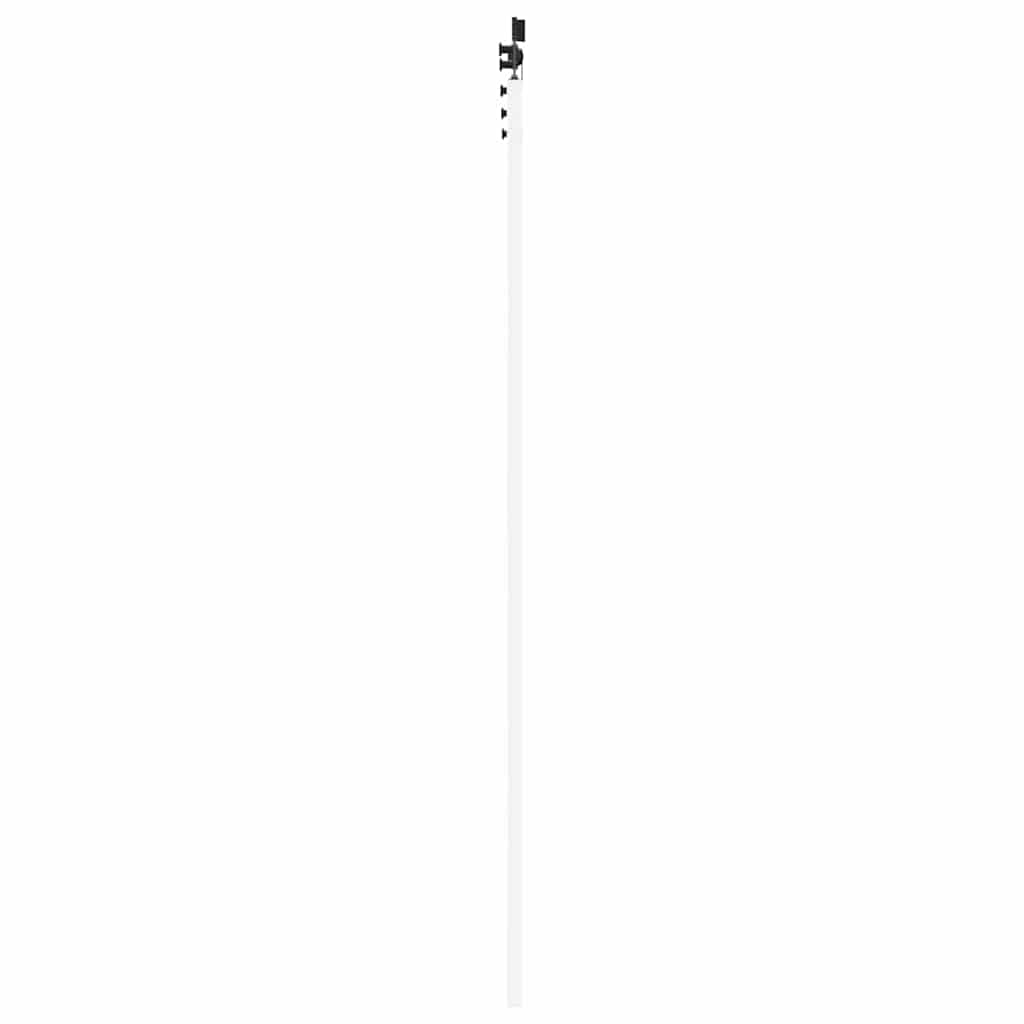 Schiebetür Manuell Weiß 83 x 232 cm Holz und Metall