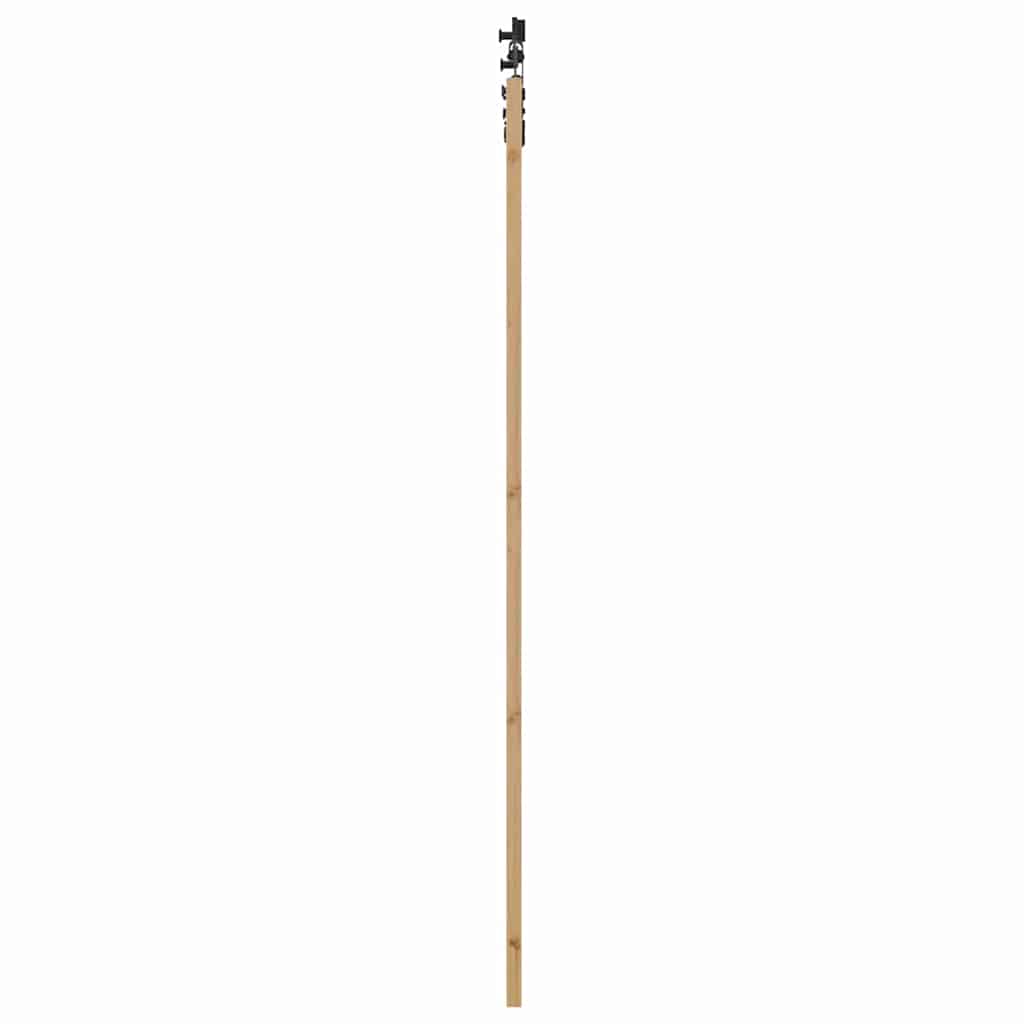 Schiebetür Manuell Braun 83 x 232 cm Holz und Metall