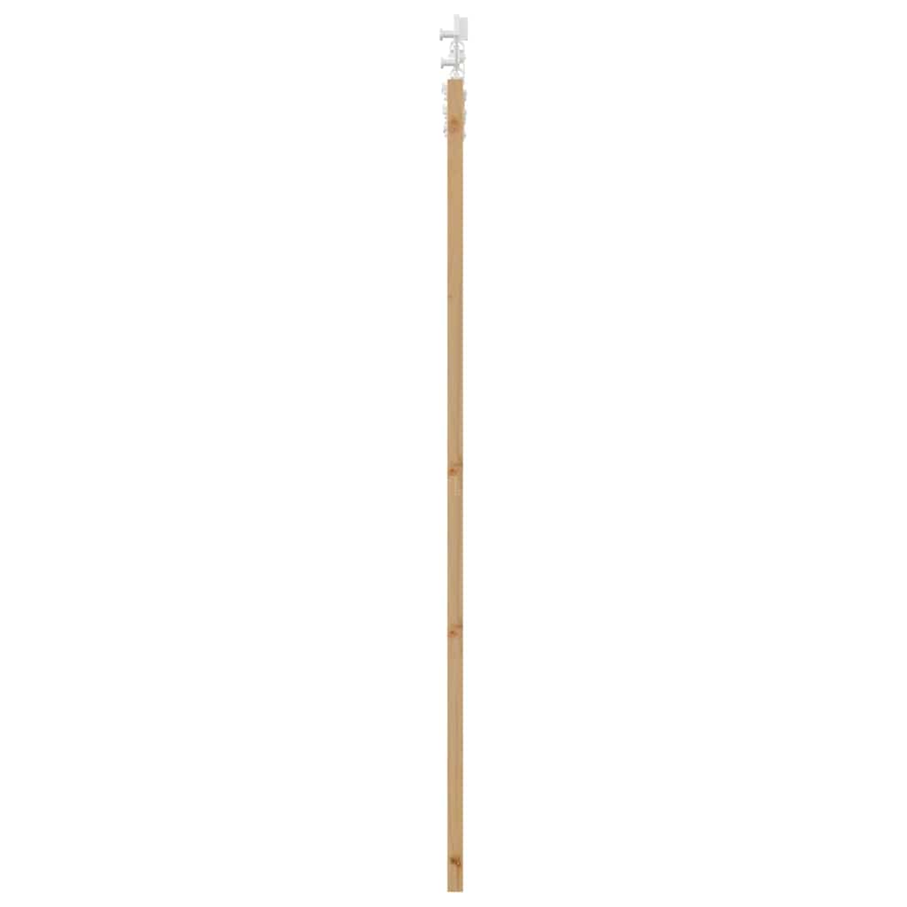 Schiebetür Manuell Braun 73,5 x 198,5 cm Holz und Metall