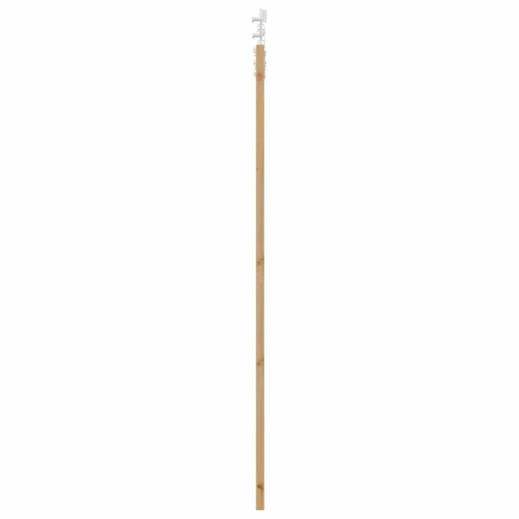 Schiebetür Manuell Braun 73,5 x 211 cm Holz und Metall