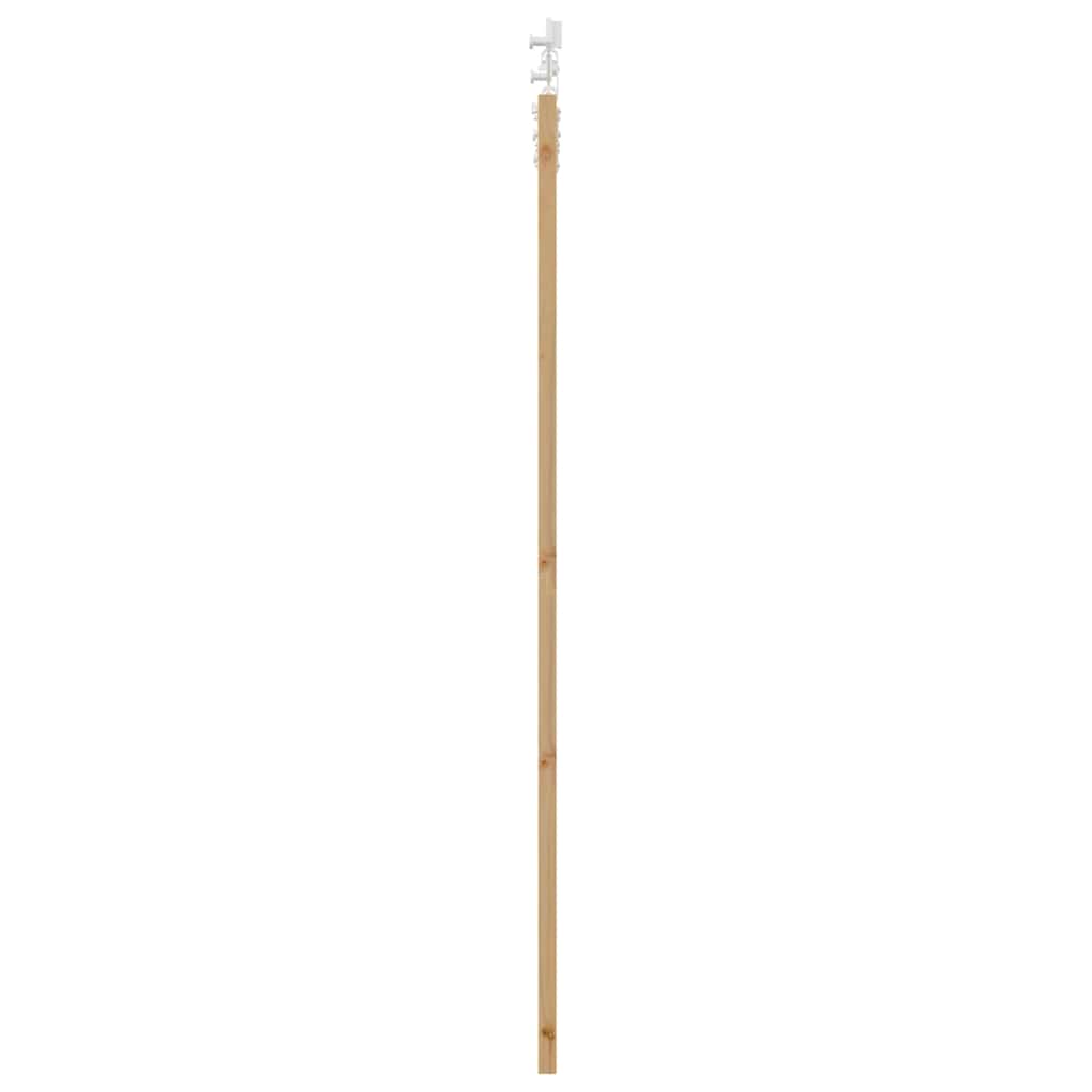 Schiebetür Manuell Braun 78 x 202 cm Holz und Metall