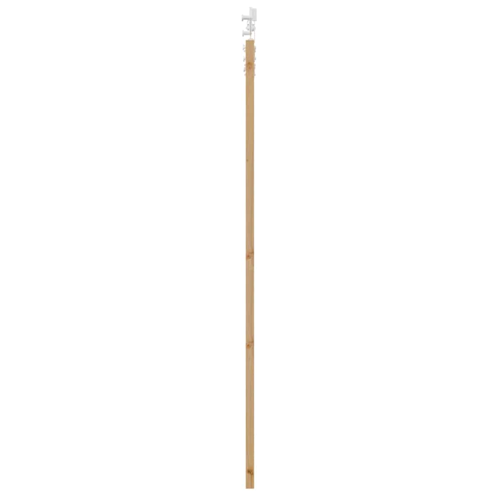 Schiebetür Manuell Braun 86 x 198.5 cm Holz und Metall