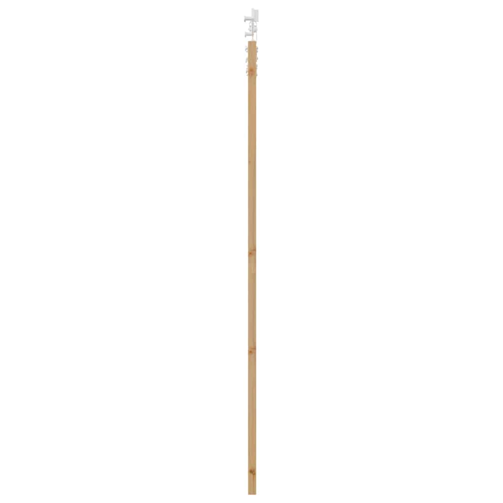 Schiebetür Manuell Braun 86 x 211 cm Holz und Metall