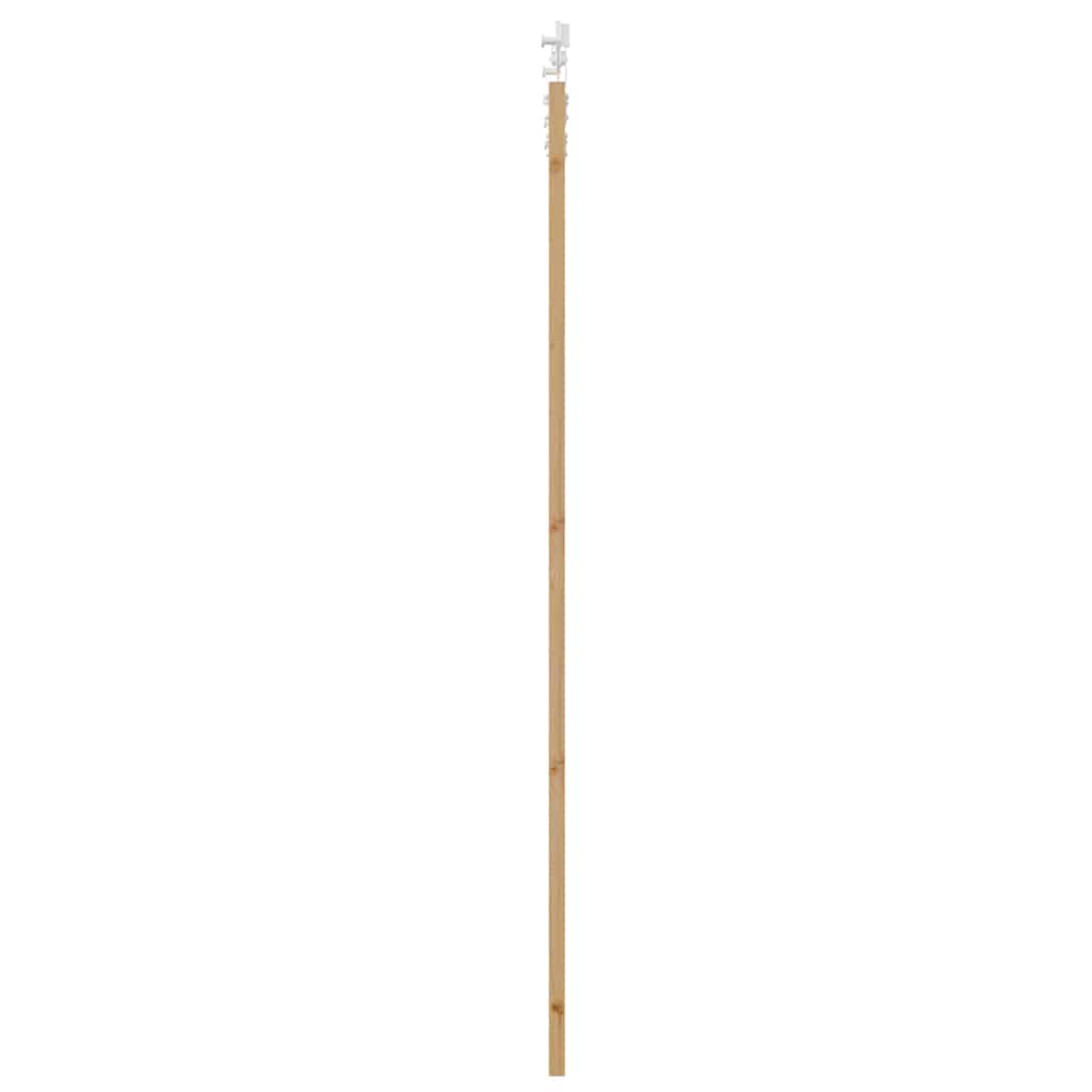 Schiebetür Manuell Braun 93 x 232 cm Holz und Metall