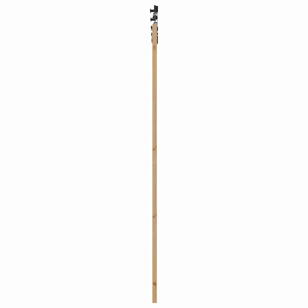 Schiebetür Manuell Braun 78 x 232 cm Holz und Metall