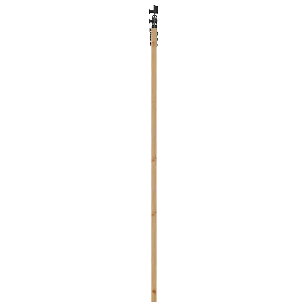Schiebetür Manuell Braun 86 x 198.5 cm Holz und Metall