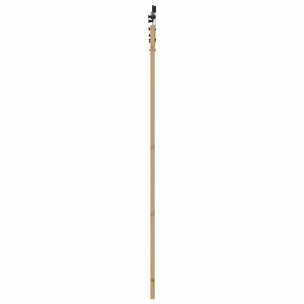 Schiebetür Manuell Braun 78 x 232 cm Holz und Metall