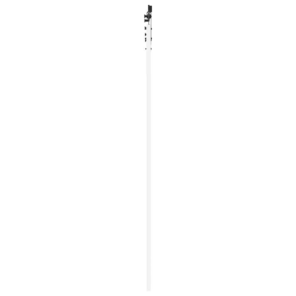 Schiebetür Manuell Weiß 78 x 232 cm Holz und Metall