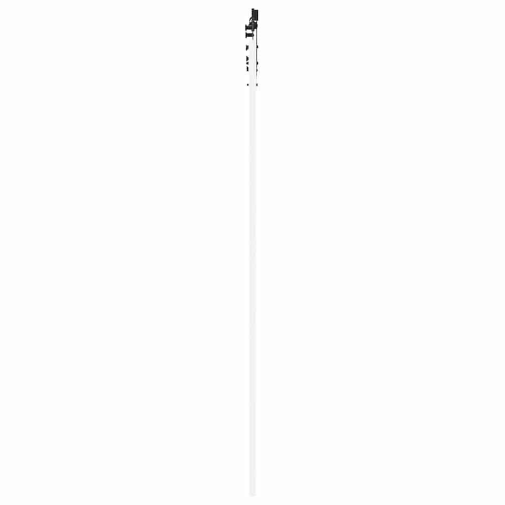 Schiebetür Manuell Weiß 93 x 232 cm Holz und Metall