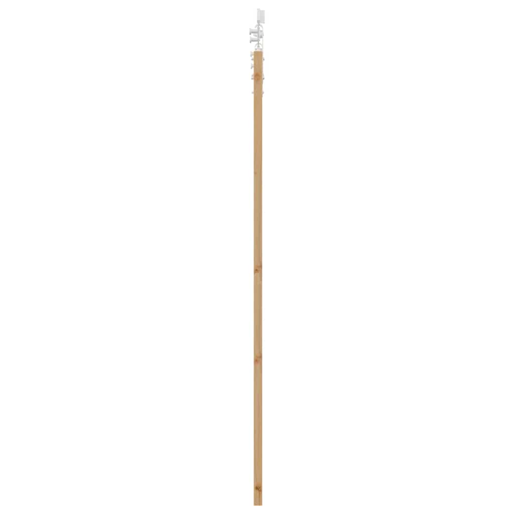 Schiebetür Manuell Braun 61 x 198.5 cm Holz und Metall