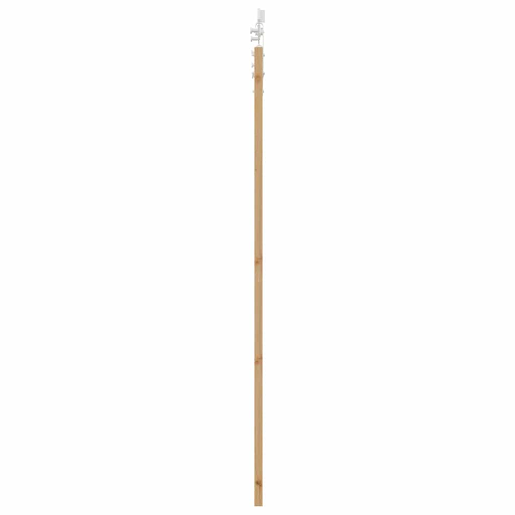 Schiebetür Manuell Braun 73,5 x 211 cm Holz und Metall