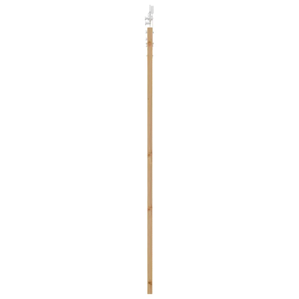 Schiebetür Manuell Braun 83 x 202 cm Holz und Metall